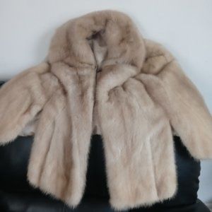 Beige Mink Coat